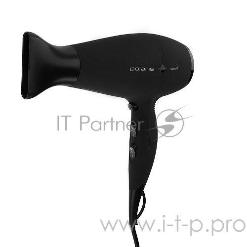 Фен POLARIS PHD2067 черный 2000Вт