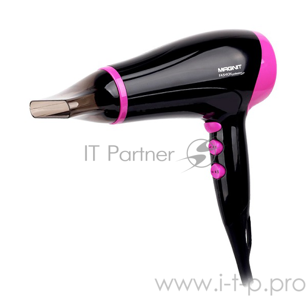 Фен Magnit RMH-1170 черный-пурпур