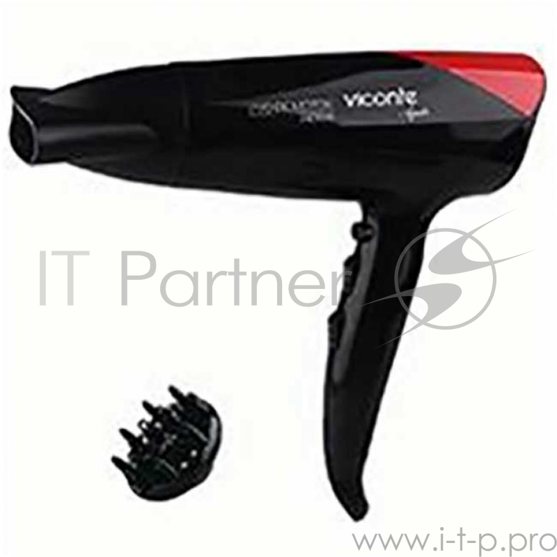Фен Viconte VC-3724 черн/оранж