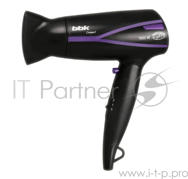 Фен BBK BHD1608i чер/фиол