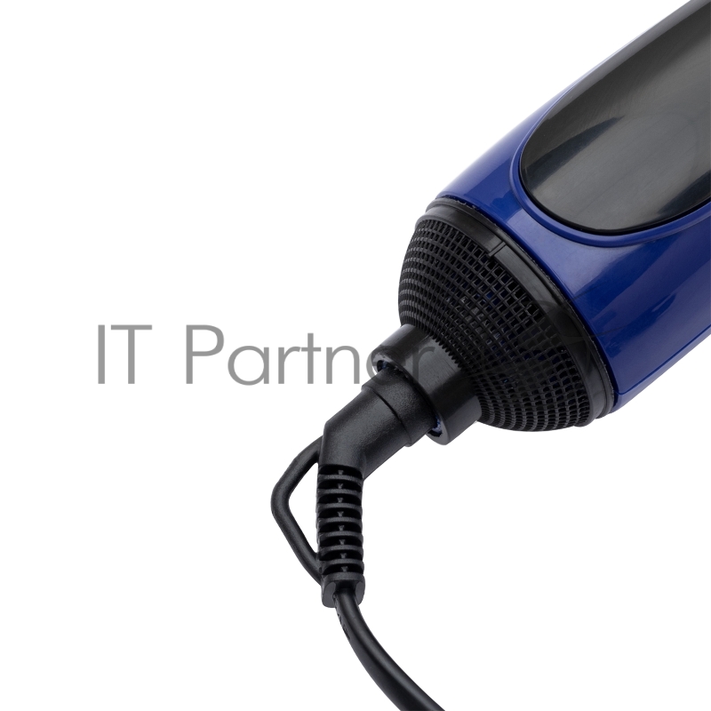 Фен-щетка ATLANTA, ATH-887 голуб, 500Вт, 2 скорости, вращение-фиксация насадки, защита от перегрева, 7 насадок.