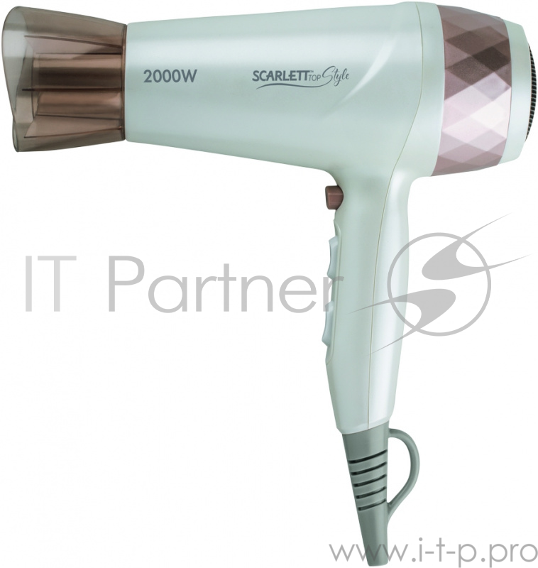 Фен Scarlett SC-HD70I29 2000Вт жемчужный