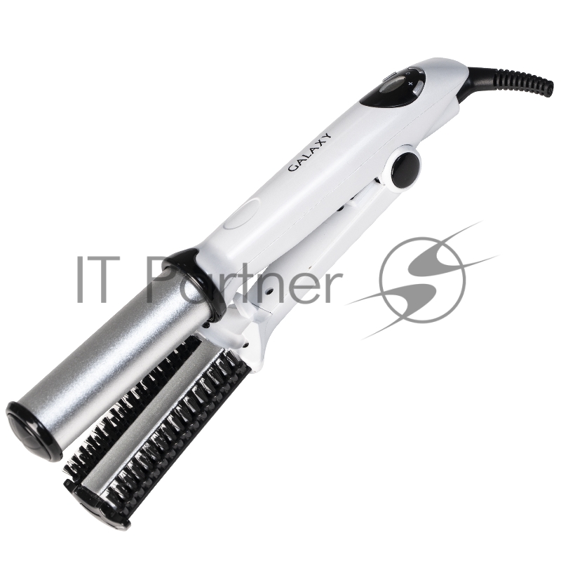 Плойка-мультисайлер GALAXY GL 4605 (Мощность 40Вт. Макс. температура 200° С. Нагревательный элемент с защитой от перегрева. Регулятор температуры. ЖК дисплей с индикацией температуры. Диаметр барабана 30мм. Вращающийся барабан для бережной укладки во