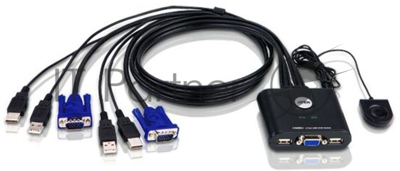 Переключатель ATEN CS22U-(A7) переключатель 2 PORT USB KVM SWITCH