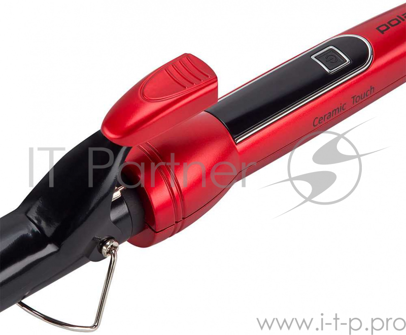Щипцы для завивки POLARIS PHS2510K красный , 25 мм, LED дисплей