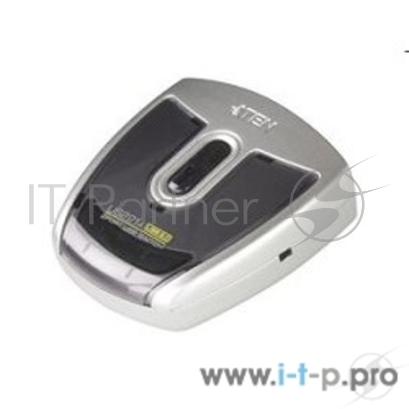 Переключатель ATEN US221A-A(7) KVM-переключатель, USB, 2 1 устройства/порта/port, с 1 шнуром AB Male, (USB 2.0)