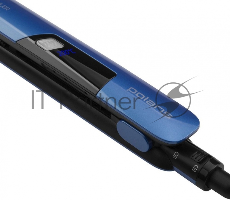 Выпрямитель Polaris PHS-2092TК(ПАРОВОЙ,LED, регулир.t,керамика)синий