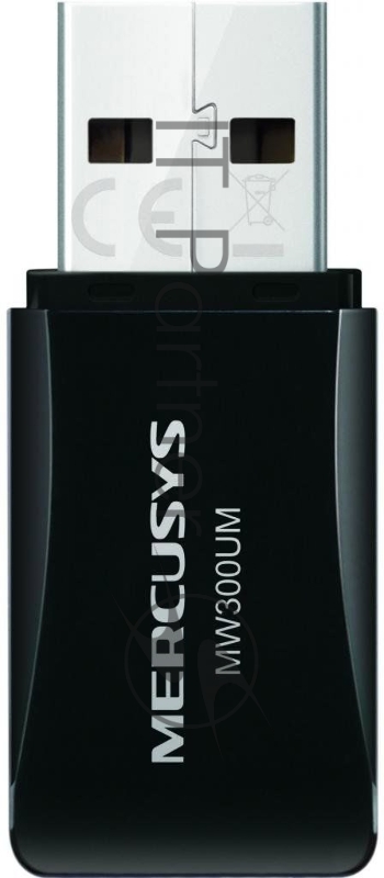 Mercusys Mercusys MW300UM Беспроводной сетевой мини USB-адаптер, скорость до 300 Мбит/с