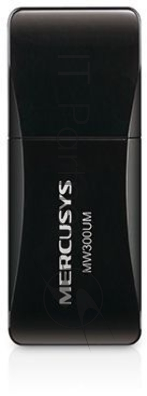 Mercusys Mercusys MW300UM Беспроводной сетевой мини USB-адаптер, скорость до 300 Мбит/с