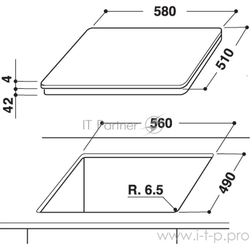 Варочная поверхность Whirlpool AKT 8030/NE черный