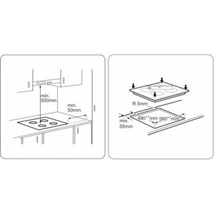 Варочная поверхность Zanussi ZEV56240FA черный