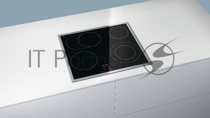 Встраиваемая электрическая варочная панель SIEMENS ET645HN17E черный