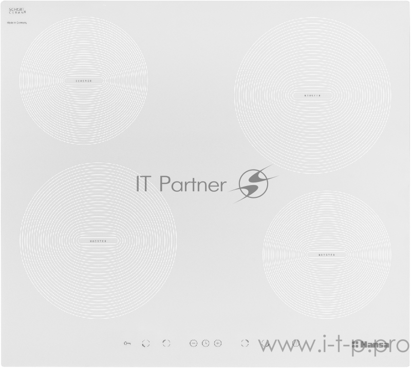 Индукционная варочная поверхность Hansa BHIW68308 белый