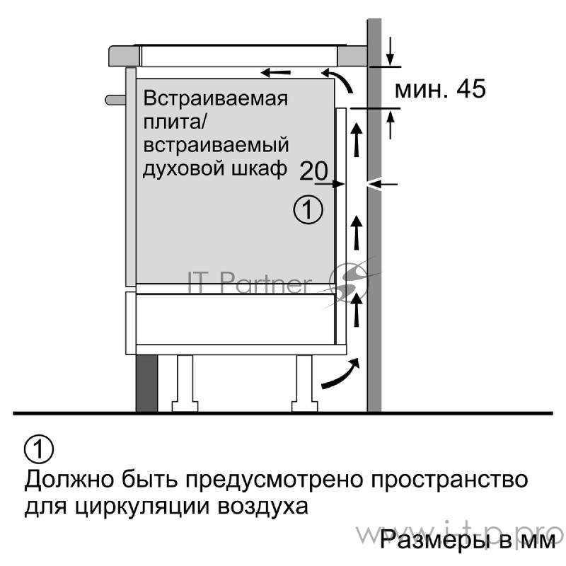 Индукционная варочная поверхность встраиваемая Bosch PIE631FB1E черный