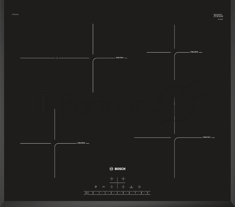 Варочная поверхность Bosch PIF651FB1E черный