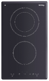 Встраиваемая электрическая панель Korting HK 32033 B, черная