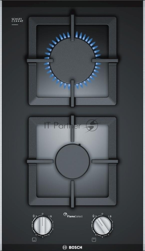 Варочная поверхность газовая Bosch PSB 3A6 B20 черный