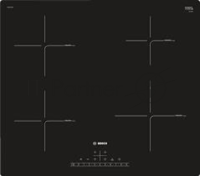 Встраиваемая электрическая варочная панель BOSCH !! 60 см, индукция,скошенные края, сенсорное управление, черный
