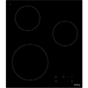 Встраиваемая электрическая панель Korting HI 42031 B черный