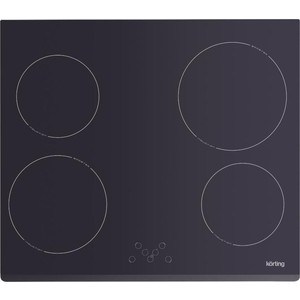 Встраиваемая индукционная панель Korting HI 64021 B черная