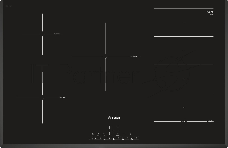 Варочная поверхность Bosch PXV851FC1E черный
