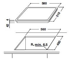 Электрическая варочная панель Indesit RI 261 X