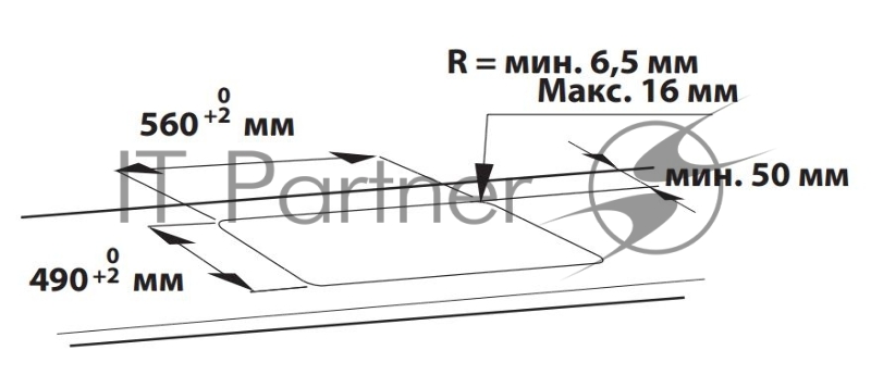 Встраиваемые электрические панели HOTPOINT-ARISTON .4.6x58x51, стеклокерамика, механическое управление, независимая, без рамки, черная