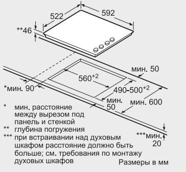 Варочная поверхность Bosch PKE611CA2E черный