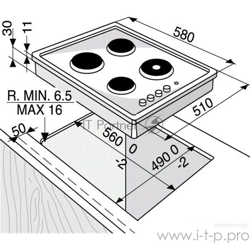 Варочная панель электрическая Indesit TI 60 W белый