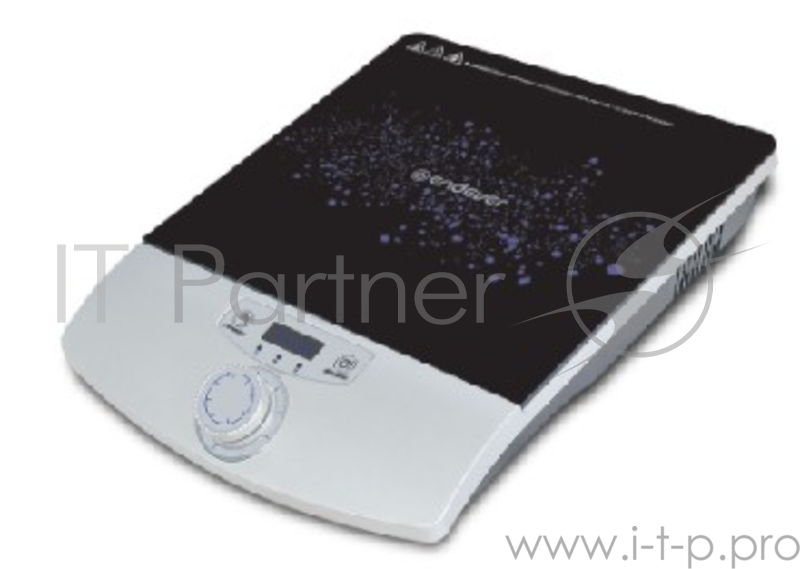 Плитка индукционная ENDEVER SKYLINE IP-27, мощность 2000 Вт, удобное механическое управление, цвет варочной поверхности черный, цвет плитки серый, размер варочной поверхности -28 *27 см, керамическая поверхность повышенной прочности, 8 уровней мощнос