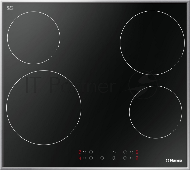 Варочная поверхность электрическая Hansa BHCI66306 черный
