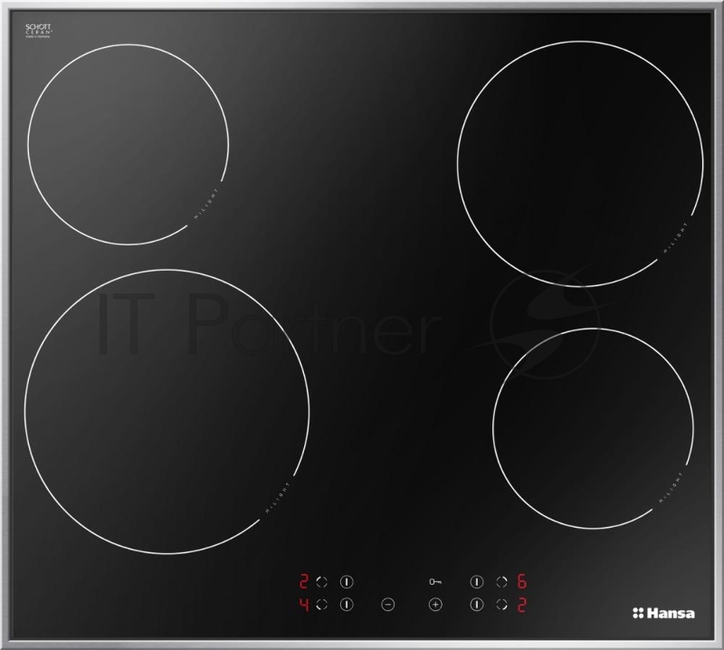 Варочная поверхность электрическая Hansa BHCI66306 черный