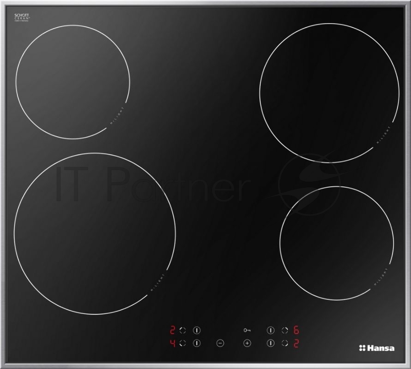 Варочная поверхность электрическая Hansa BHCI66306 черный