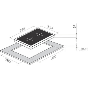 Электрическая варочная панель MAUNFELD MVCE31.2HL.SZ-BK черное стекло