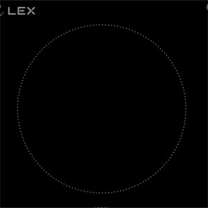 Панель варочная LEX EVH 320 BL 3000Вт 2конф. 48х265х495мм сенсор таймер