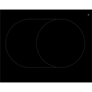 Панель варочная LEX EVH 642 BL 6000Вт 4конф. стеклокерамика