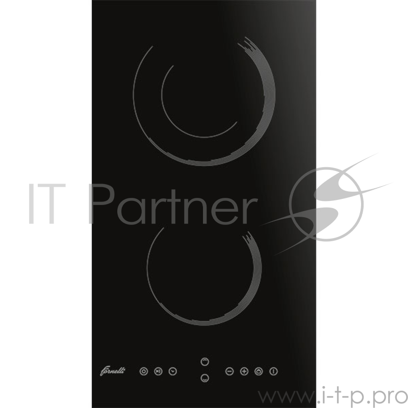 Варочная электрическая панель Fornelli PIA 30 VENTO BL