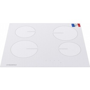 Электрическая панель MAUNFELD MVCE59.4HL.SZ-WH, белое стекло • Тип: электрическая 60см • Тип установки: независимая • Управление: фронтальное, сенсорное • Нагревательный элемент: Hi-Light, 4шт • Мощность конфорок, Вт: 1800, 1800, 1200, 1200• Макс, по