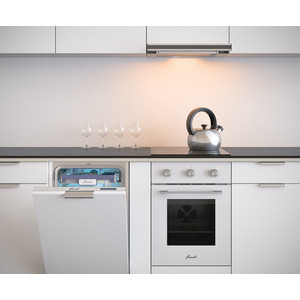 Индукционная варочная поверхность FORNELLI PIA 45 LUCE BL сенсорное слайдерное управление, 3 элемента индукционного нагрева, бустер на каждую зону нагрева, 9 ступеней мощности, 3 индикатора остаточного тепла, определение наличия посуды, автоматическо