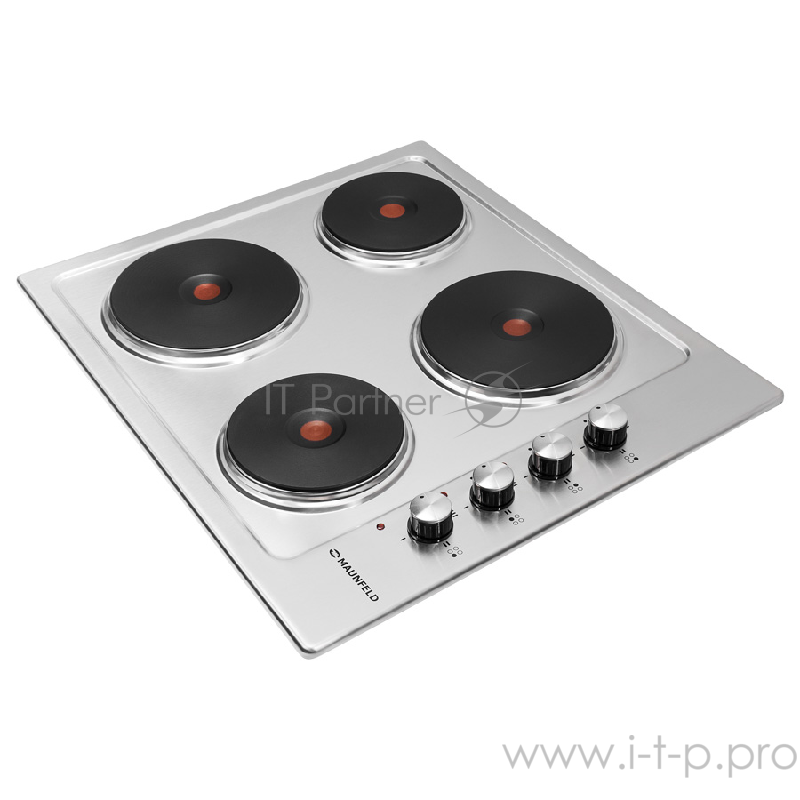 Электрическая панель MAUNFELD EEHS.64.4S Электрическая панель MAUNFELD EEHS.64.4S/ • Тип: электрическая 60см• Тип установки: независимая • Управление: боковое, переключатели поворотные • Нагревательный элемент: конфорка электрическая, 4шт • Мощность