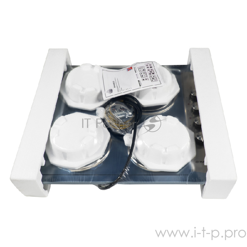 Электрическая панель MAUNFELD EEHS.64.4S Электрическая панель MAUNFELD EEHS.64.4S/ • Тип: электрическая 60см• Тип установки: независимая • Управление: боковое, переключатели поворотные • Нагревательный элемент: конфорка электрическая, 4шт • Мощность