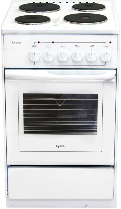 Плита Электрическая Лысьва ЭП 4/1э03 белый эмаль