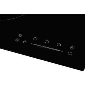Электрическая варочная поверхность Kuppersberg Электричекая независимая стеклокерамическая варочная поверхность, ширина 45 см, 3 зоны ускоренного нагрева HI-Light, 1 зона с двойным расширением, сенсорное управление+слайдер, 4 цифровых дисплея, 9 уров