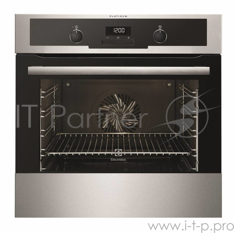 Встраиваемая электрическая духовка ELECTROLUX 59.4x59.4x56.7, гриль, конвекция, дисплей, таймер, каталитическая очистка, серебристая