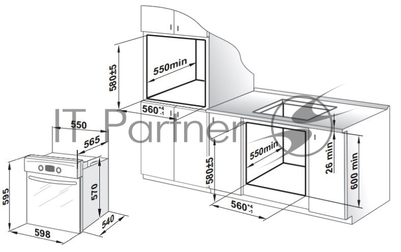 Духовой шкаф электрический Gefest ДА 602-01