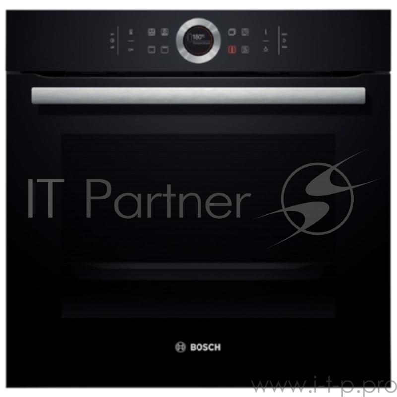 Встраиваемая электрическая духовка BOSCH Встраиваемая электрическая духовка BOSCH/ !! 59.5x59.5x54.8 см, 71л, дисплей, 10 режимов, EcoClean, телескоп. на 1 уровне, 3 стекла, черный