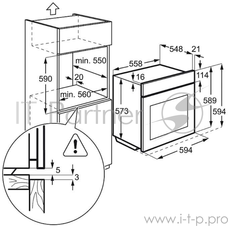 Духовой шкаф электрический Electrolux OPEB4330B