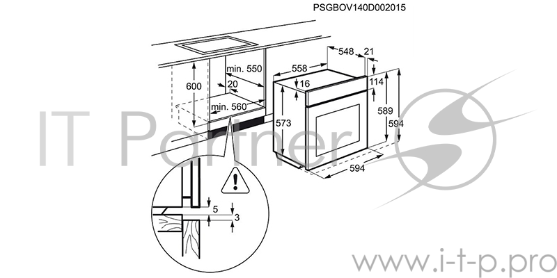 Встраиваемая электрическая духовка ELECTROLUX Встраиваемая электрическая духовка ELECTROLUX