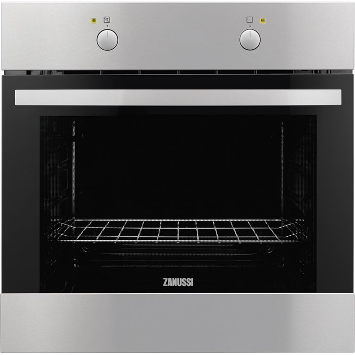 Встраиваемая электрическая духовка ZANUSSI/ 59 х 59.4 x 56 см, 58 л, нерж.сталь