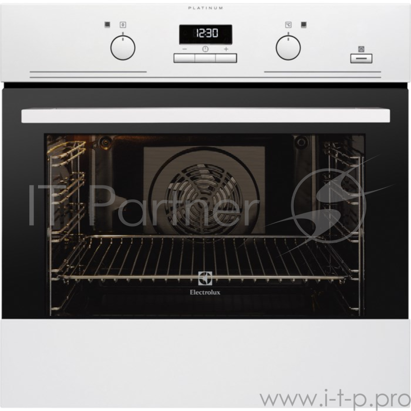 Встраиваемая электрическая духовка ELECTROLUX/ 59.4 х 59.4 x 56.9 см, многофункциональная, гриль, конвекция, дисплей, белая